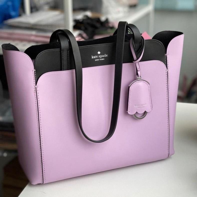 Magnolia street small double pocket top zip best sale tote
