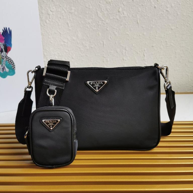 PRADA NYLON SHOULDER BAG, Men's Fashion, Bags, Sling Bags on Carousell