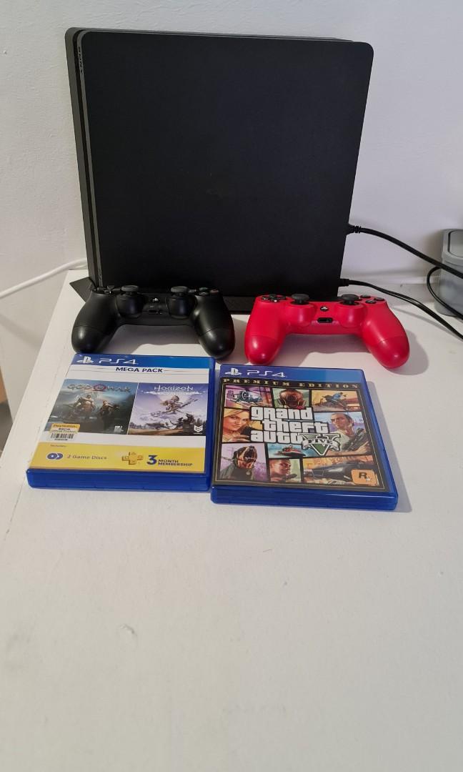 Ps4 Slim 1 Tb Mega Bundle Pack Video Gaming Video Game Consoles Playstation On Carousell