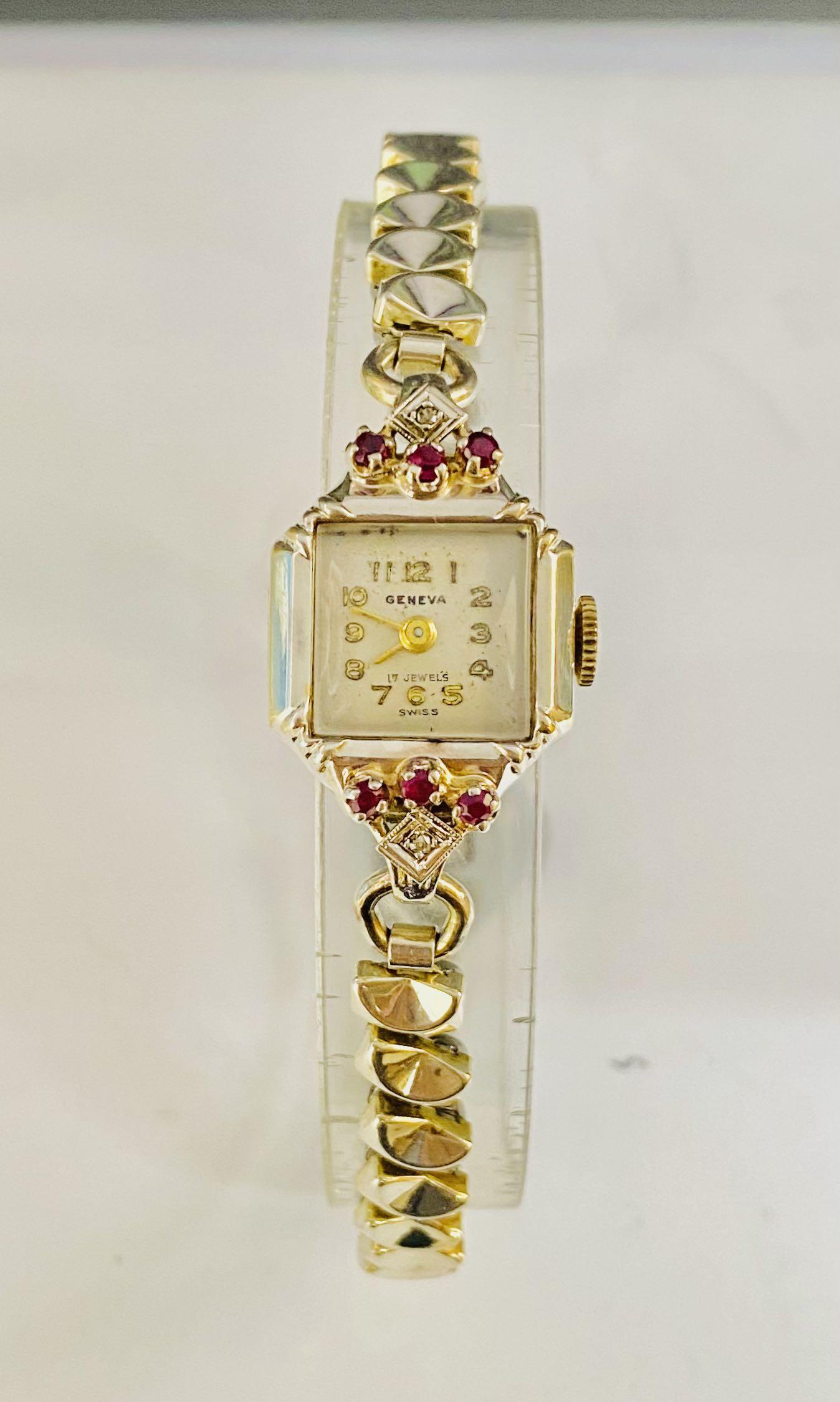 Geneva watch clearance diamond