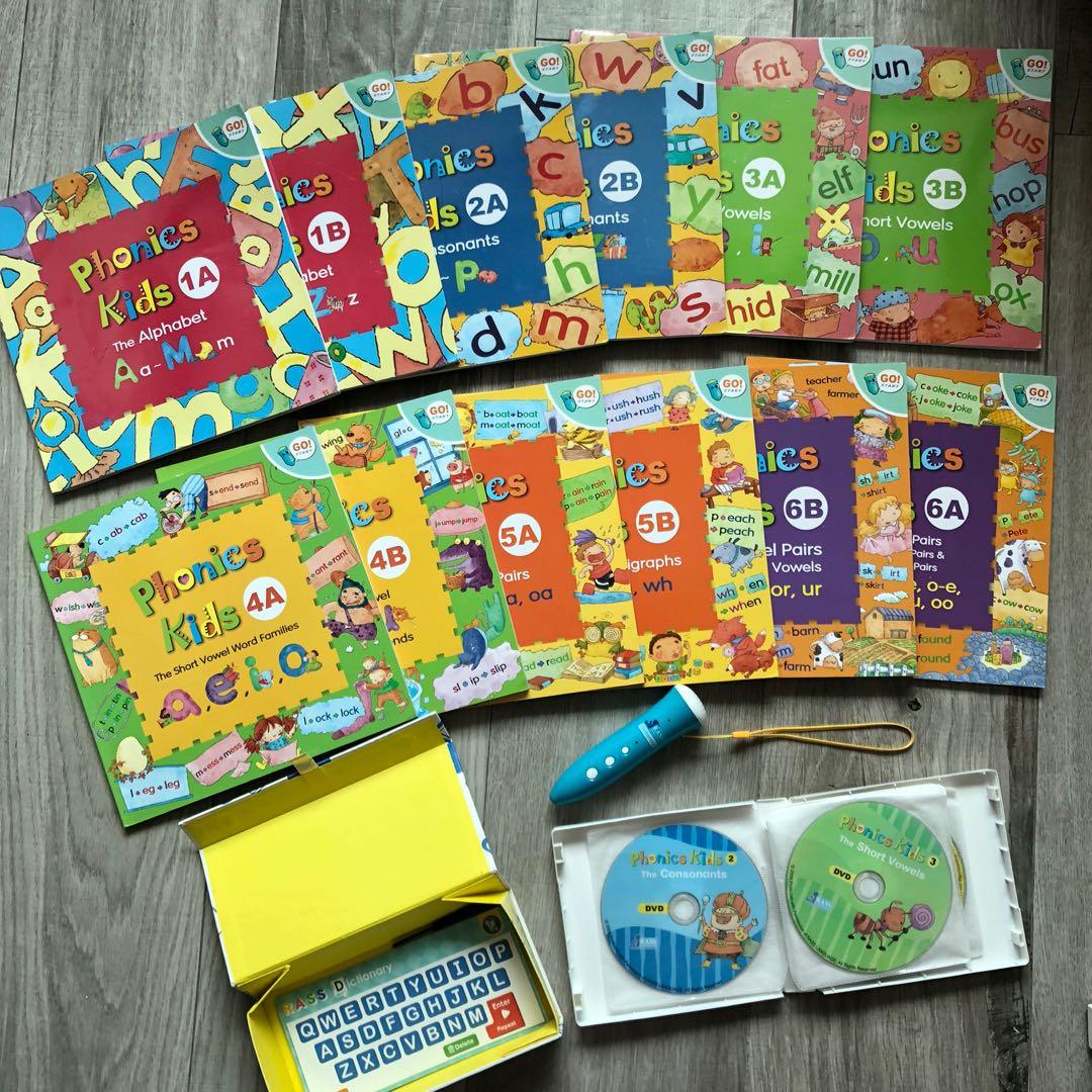 Rass Phonics Kids 英語拼音教材level 1 2連點讀筆full Set 教科書 Carousell Rass Phonics Kids 英語拼音教材level 1 2連點讀筆full Set 教科書 Carousell