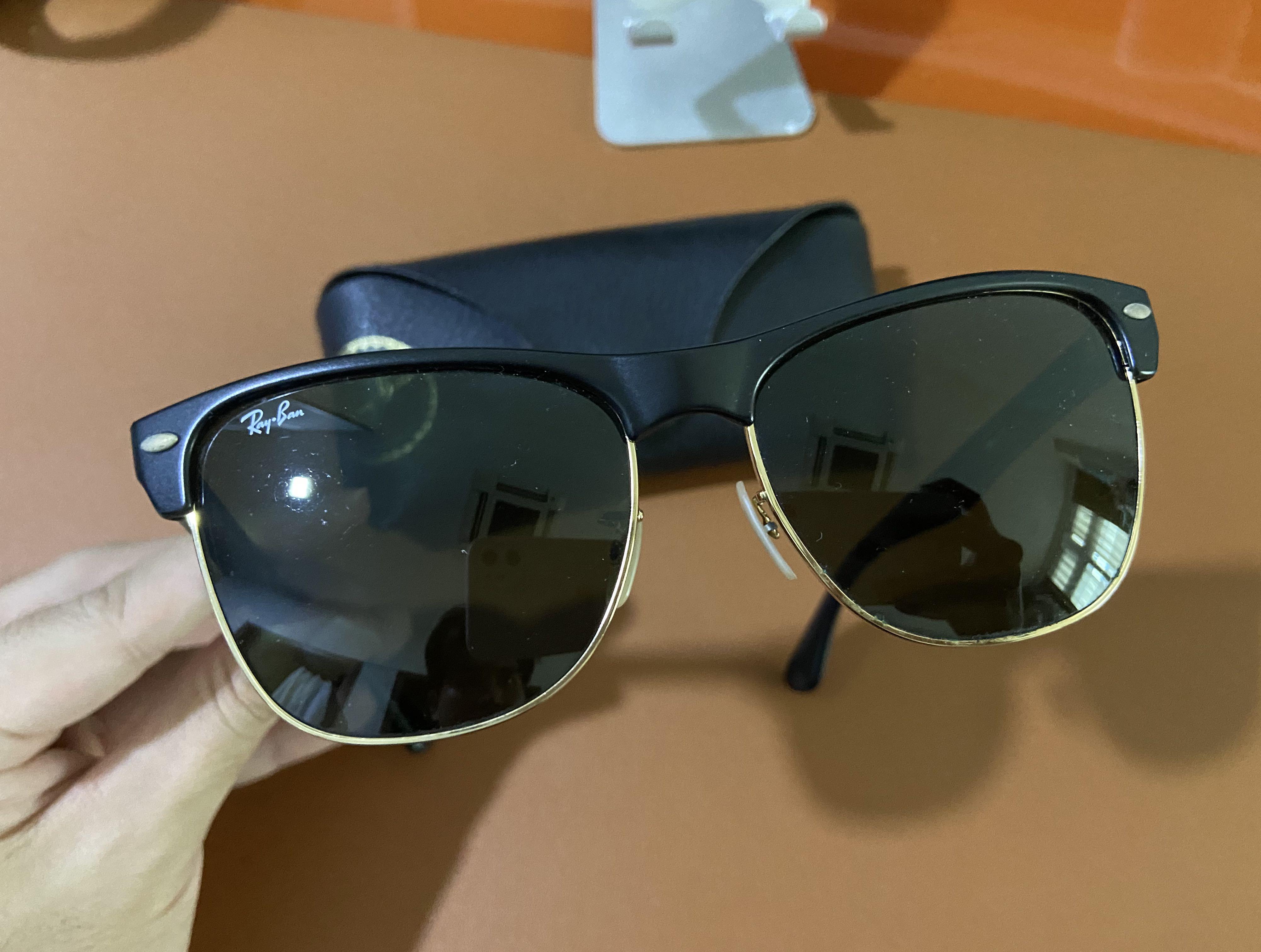 Rayban Clubmaster Metal Sunglasses Authentic Men S Fashion Accessories Eyewear Sunglasses On Carousell