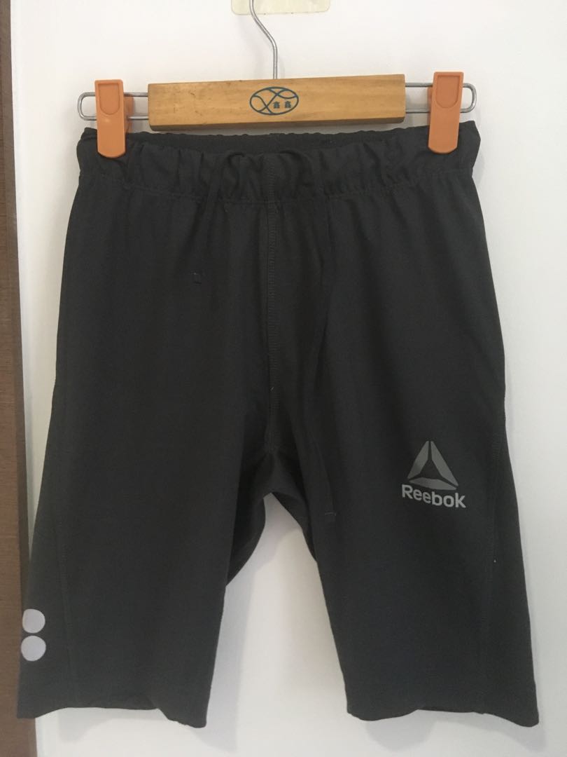 Reebok Shorts Sports Running Tights Gym 
