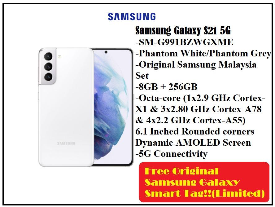 Samsung Galaxy S21 5g Sm G991bzwgxme 256gb 8gb Samsung Malaysia Warranty Phantom White Mobile Phones Tablets Android Phones Samsung On Carousell
