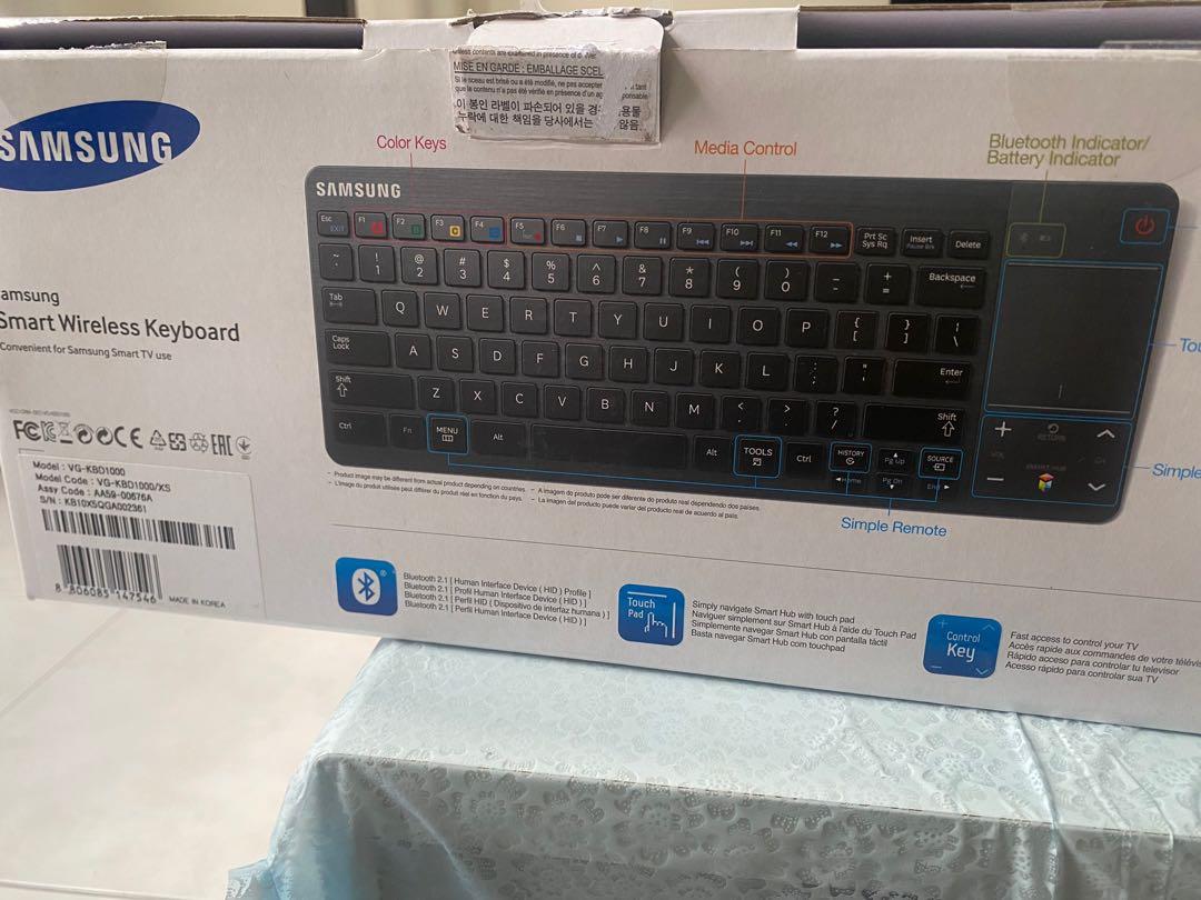 Samsung Smart TV wireless keyboard VGKBD1000, Computers & Tech, Parts