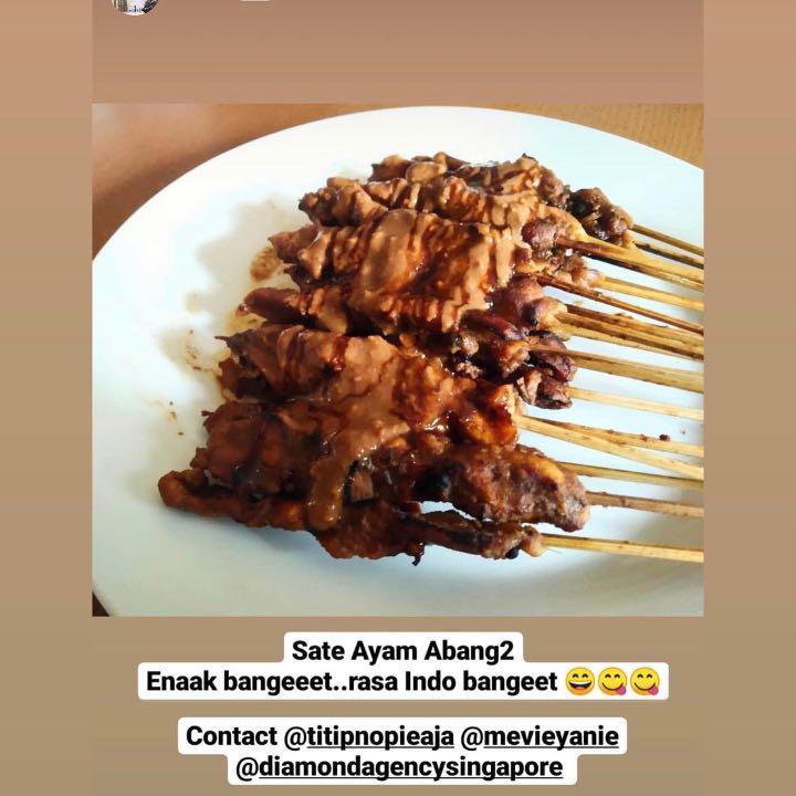Satay abang indonesian food, Food & Drinks, Chilled & Frozen Food on Carousell