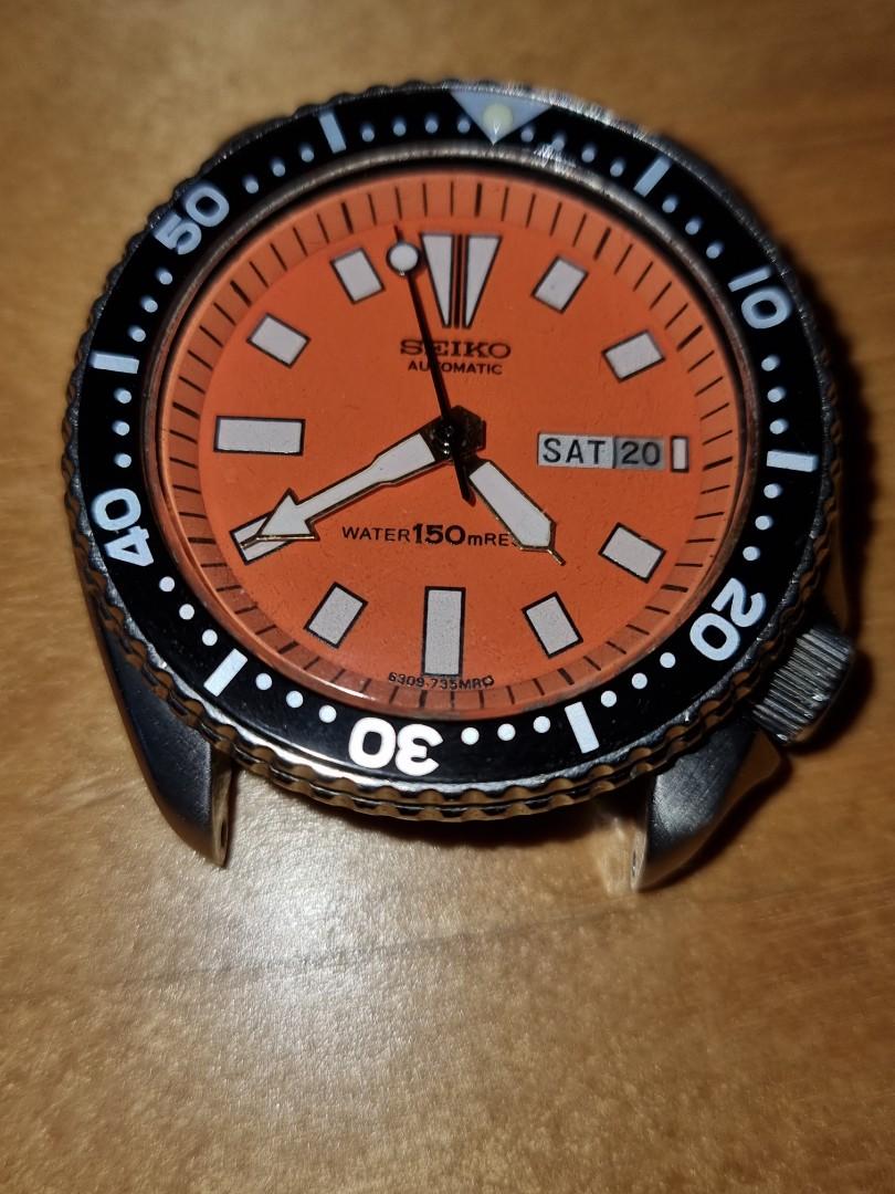 Seiko Orange 6309 automatic diver watch 6309-7290 movement, Hobbies & Toys,  Memorabilia & Collectibles, Vintage Collectibles on Carousell