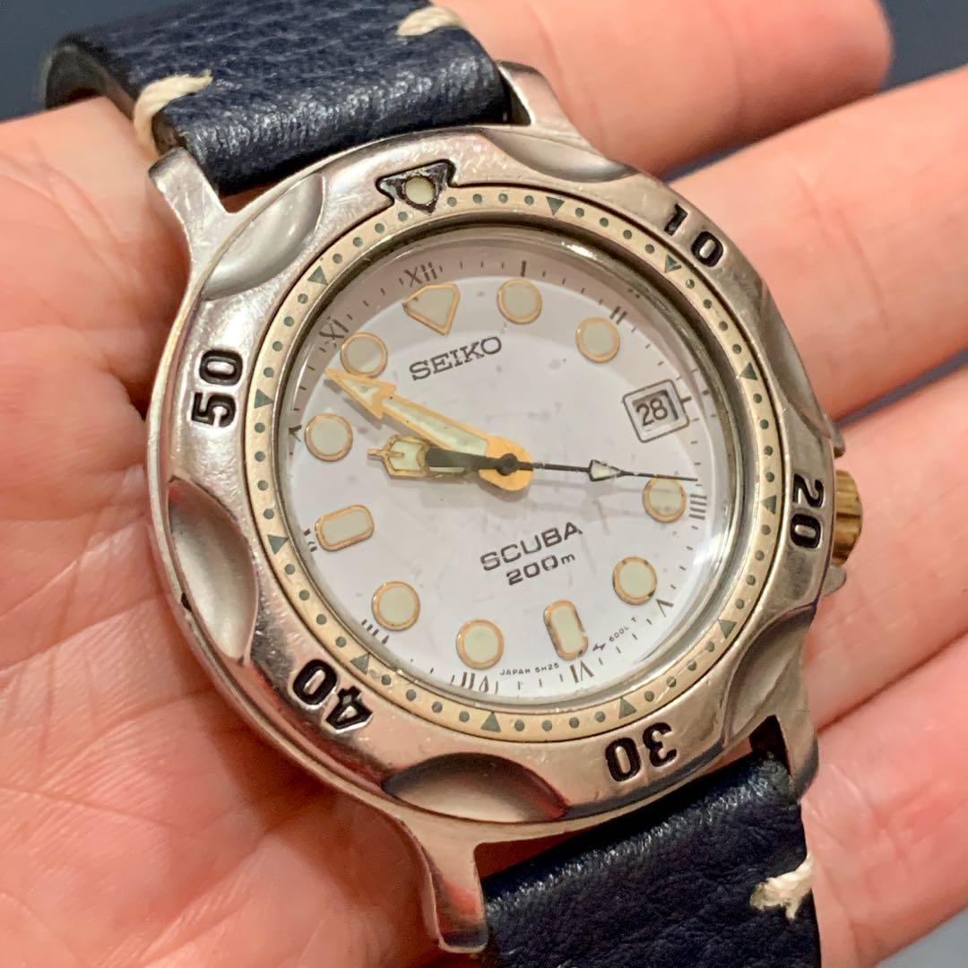 Seiko Rare Vintage Scuba Diver 200M Quartz Watch, Men's Fashion, Watches &  Accessories, Watches on Carousell