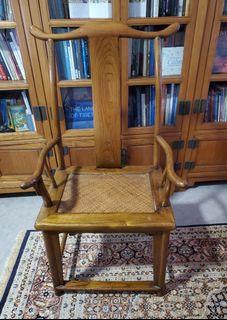 Solid wood Chinese qu-mu chair - excellent condition & comfortable