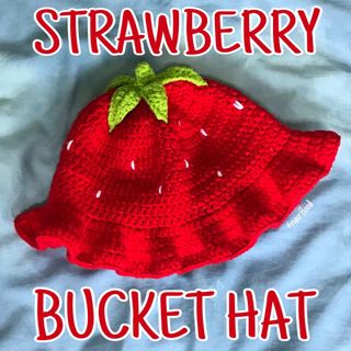 Strawberry Bucket Hat, Hobbies \u0026 Toys 