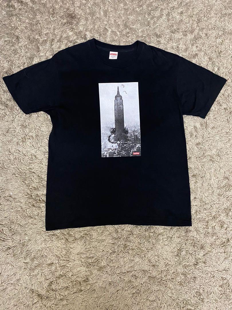 Supreme FW18 Mike Kelley Empire Sate Building Tee Men s Fashion Tops Sets Tshirts Polo Shirts on Carousell