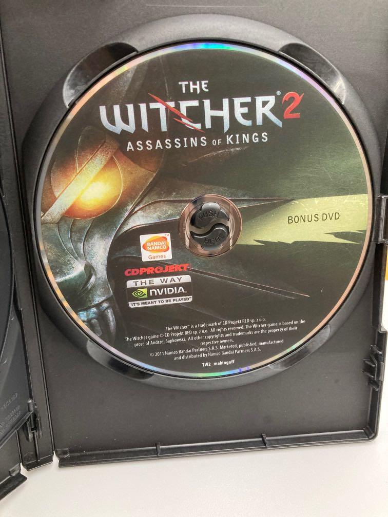 Witcher 2 Assassins of Kings Bonus DVD and Soundtrack with Map - Great  Condition