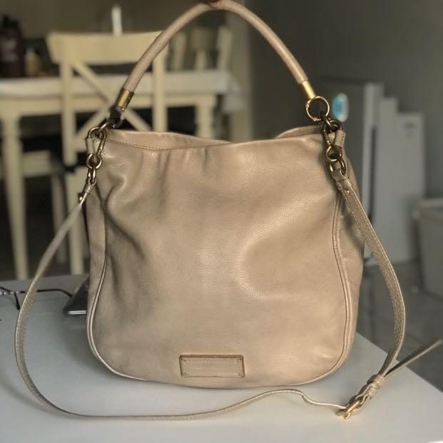 Too hot to handle leather handbag Marc by Marc Jacobs Beige in Leather -  25775805