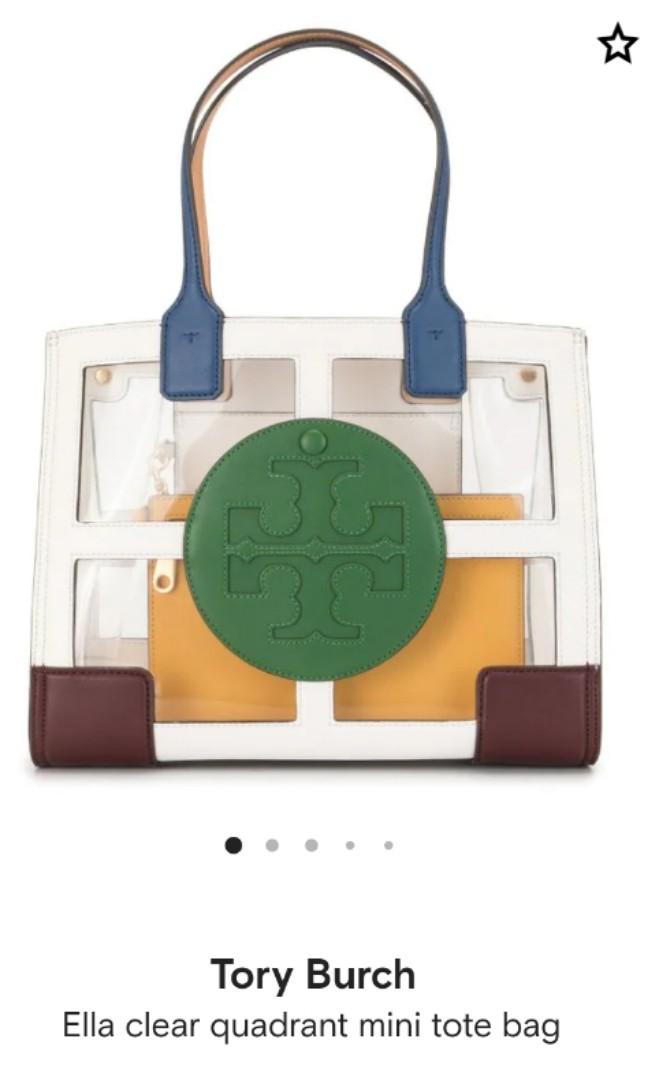 Tory burch ella clear mini cheap tote