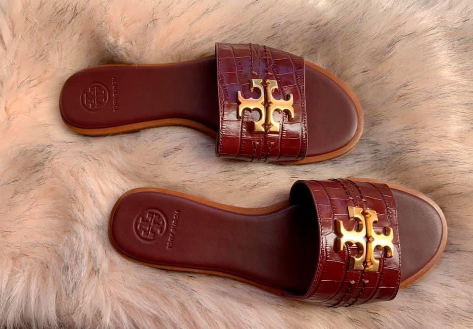Tory Burch slippers USA ??, Women's Fashion, Footwear, Flats & Sandals on  Carousell