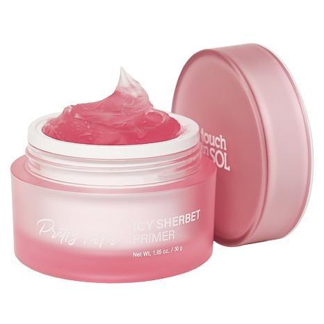 Touch in Sol Icy Sherbet Primer (Category: Face Care) located in Manila. Submitted by memorylanestore (Listing ID 1077985756, Image 1). Description: Details: Lock your looks in place and keep them cool with Pretty Filter Icy Sherbet Primer from Touch In Sol. This gel primer has an instant cooling effect once applied that hydrates and preps skin for makeup. Our formula is silicone-free with water capturing technology to lock in moisture and leave 