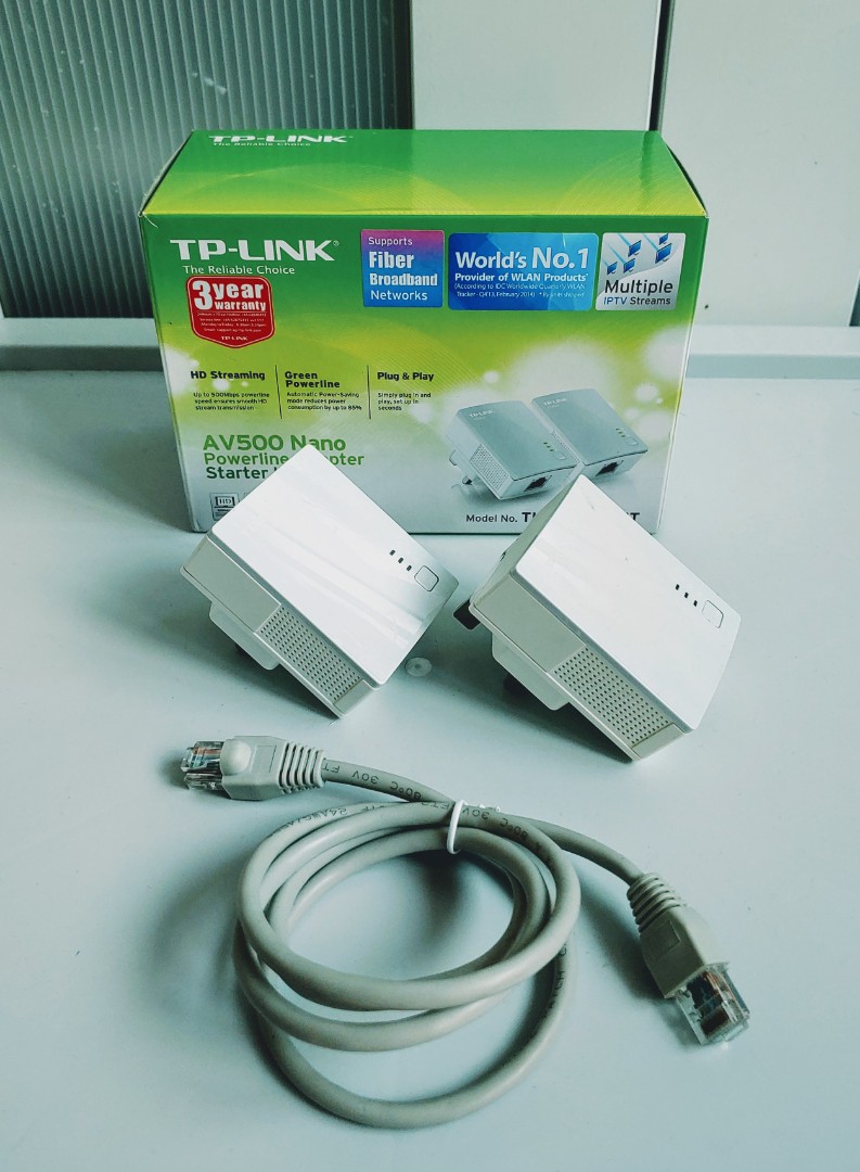 TPLink TLPA4010KIT (AV500 Nano Powerline Network Adapter Kit