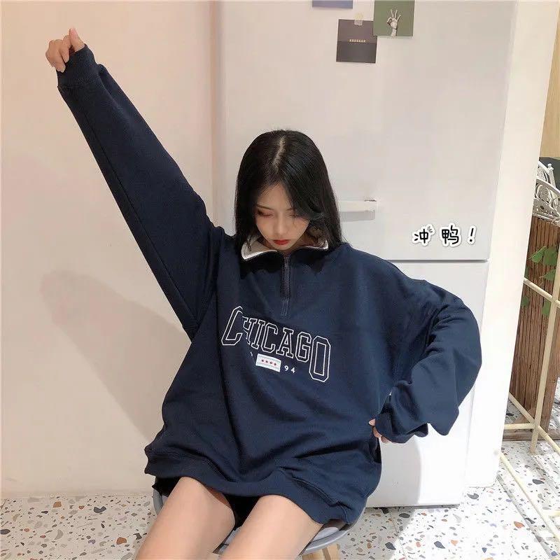 Girl in deals oversized sweater
