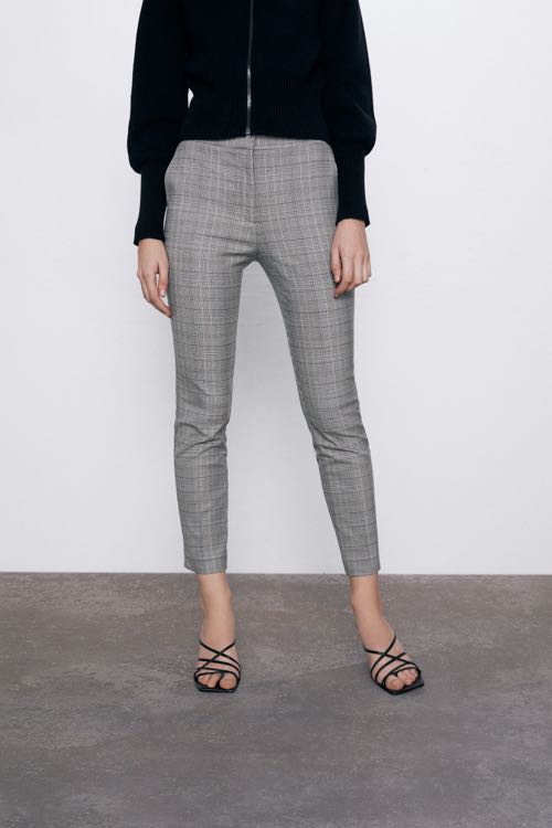 Zara Basic Women's Size S Jogger Waist Pants Trousers Black Slim | eBay