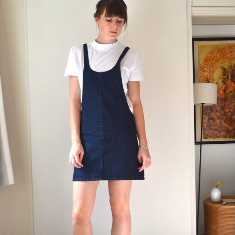 Zara denim pinafore shop