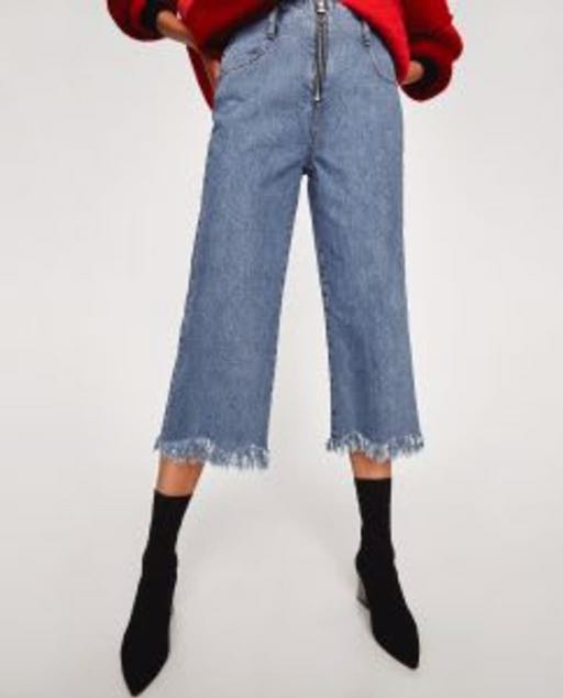 Jeans culotte high rise zara online