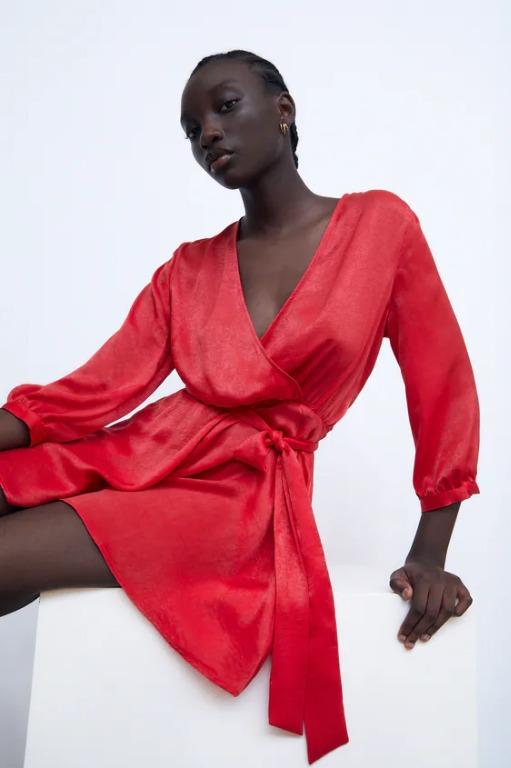 Zara red playsuit 2025