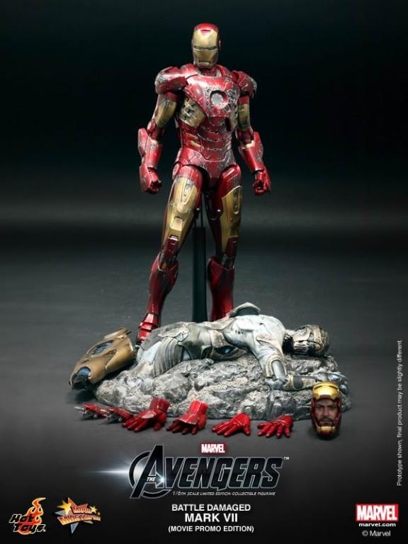 新品 IRON MAN MARK VII DAMAGE Ver. 400％ Medicom BE@RBRICK IRON MAN MARK VII DAMAGE ver. 400