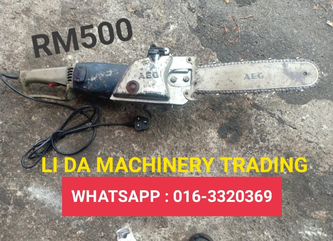 AEG ELECTRIC CHAINSAW Services Others on Carousell