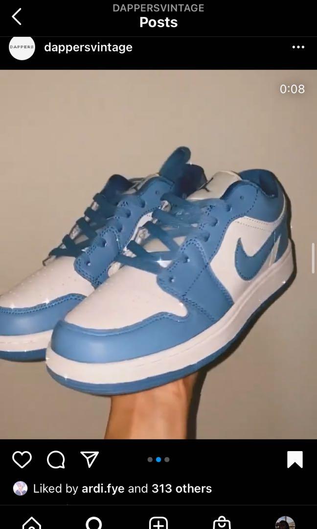 air jordans unc blue low size eu 38.5 Men s Fashion Footwear