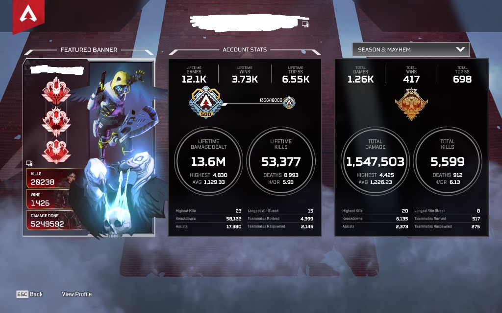 Apex Legends High Tier Predator Account, Video Gaming, Gaming