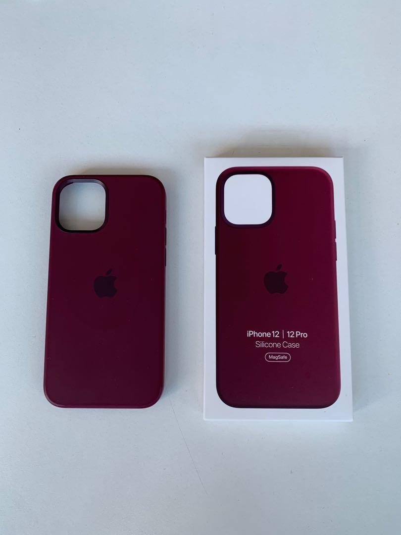 iPhone 12  12 Pro Silicone Case with MagSafe - Plum - Apple