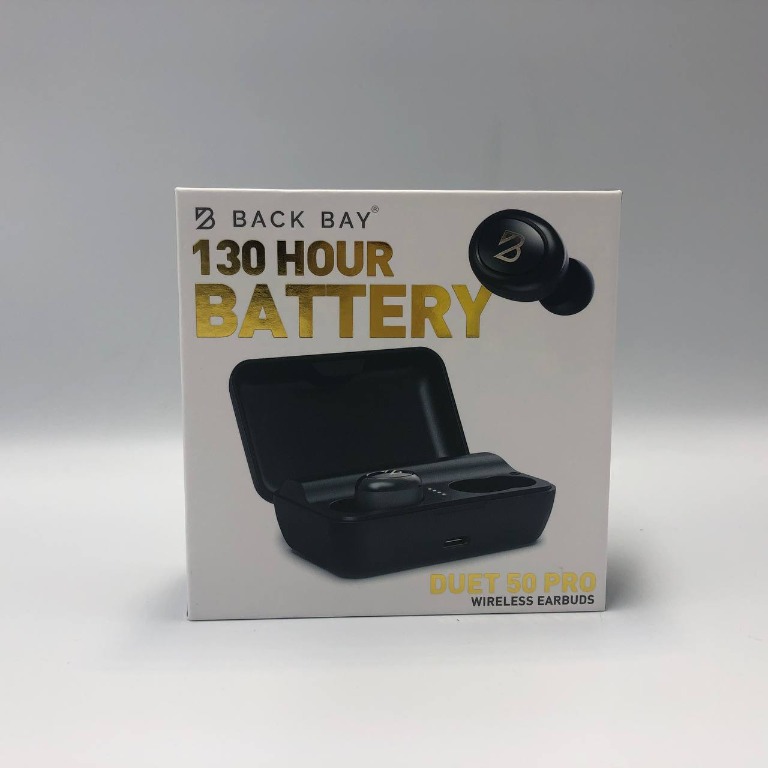 Back Bay Duet 50 Pro Wireless Bluetooth Earbuds, Audio, Earphones on