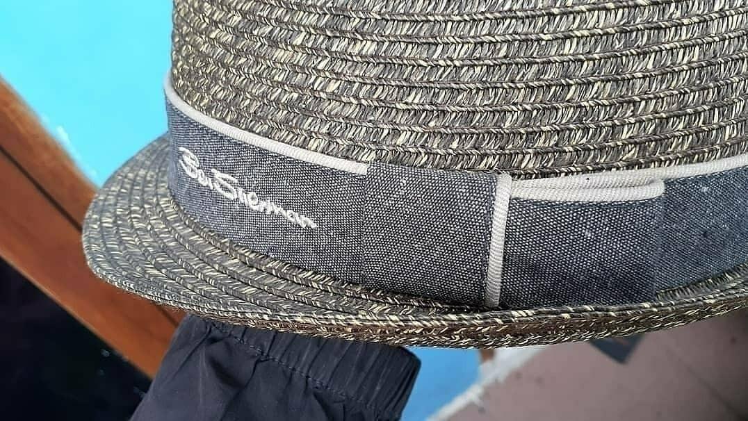 Ben sherman straw hat topi cap fedora 