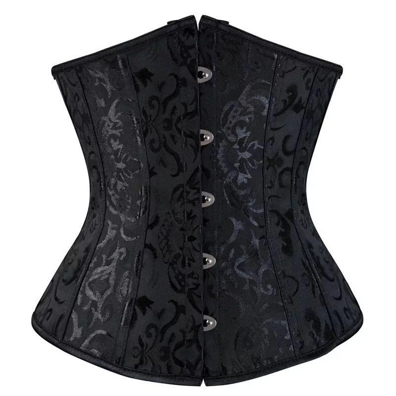 Black steel bone corset, Women's Fashion, New Undergarments & Loungewear on  Carousell