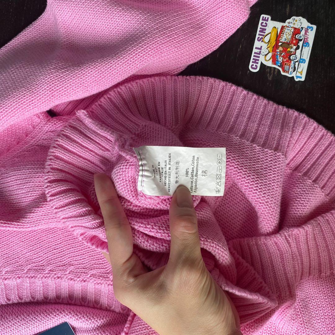 brandy melville billie sweater bubblegum pink jacket oversized Women s Fashion Coats Jackets and Outerwear on Carousell
