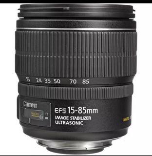 Canon efs 15-85mm ultrasonic lens