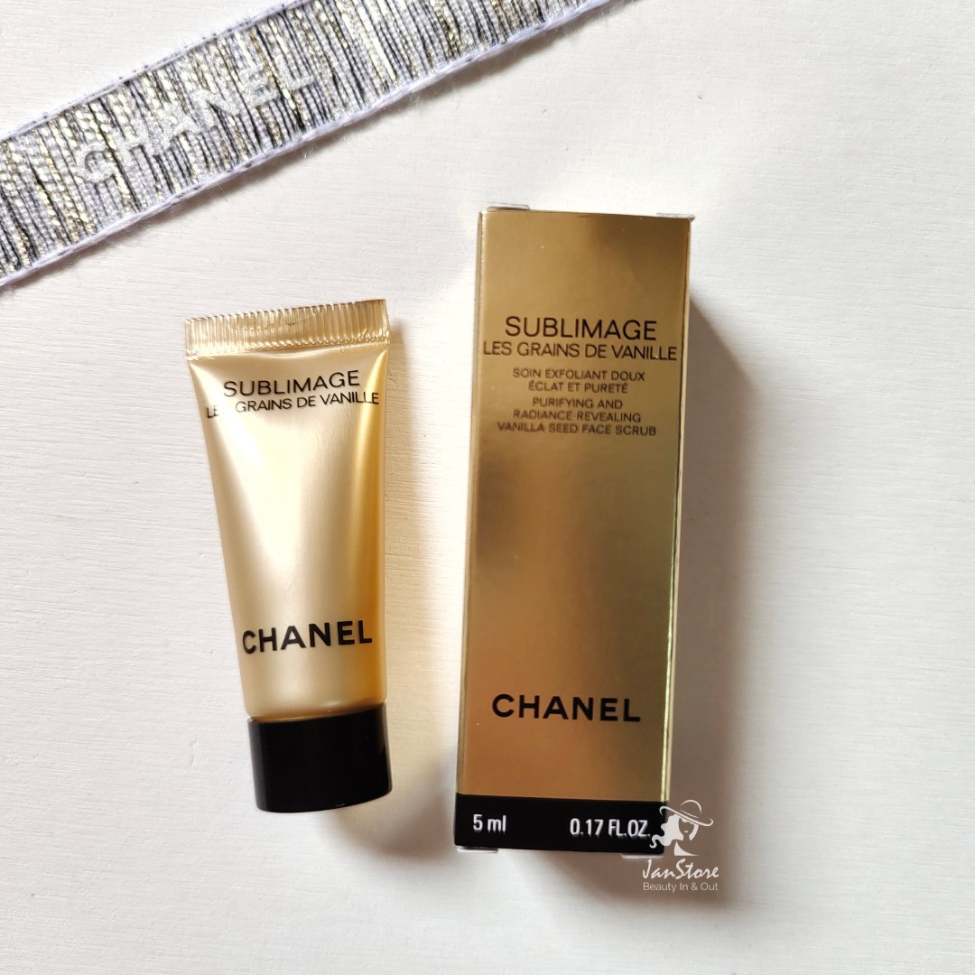 Chanel Sublimage Les Grains De Vanille Purifying And Radiance-Revealing Vanilla  Seed Face Scrub 5ml, Beauty & Personal Care, Bath & Body, Body Care on  Carousell