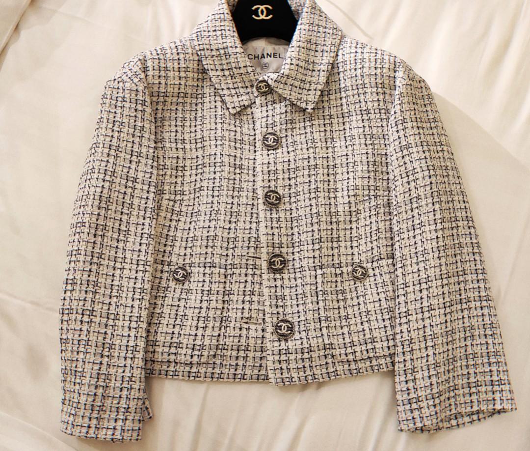 Chanel Jacket 2019, 名牌, 服裝- Carousell