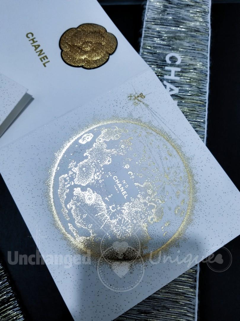 CHANEL Parfums N5 ASK FOR THE MOON Greetings Card Gift Box