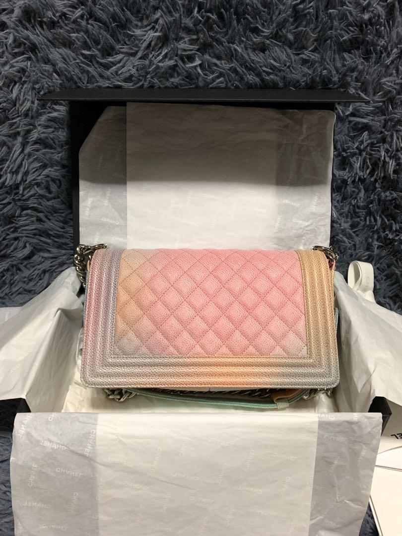 Chanel Rainbow Leboy Womens Fashion Bags  Wallets Purses  Pouches on  Carousell