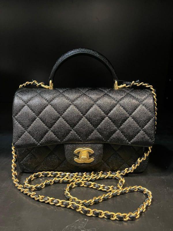 CHANEL Timeless Classic Top Handle 21S, Luxury, Bags & Wallets on Carousell