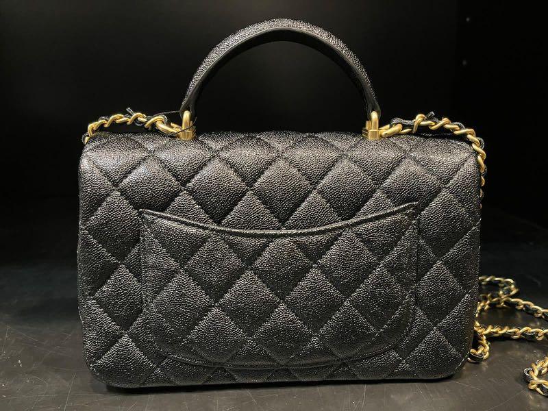 CHANEL Timeless Classic Top Handle 21S, Luxury, Bags & Wallets on