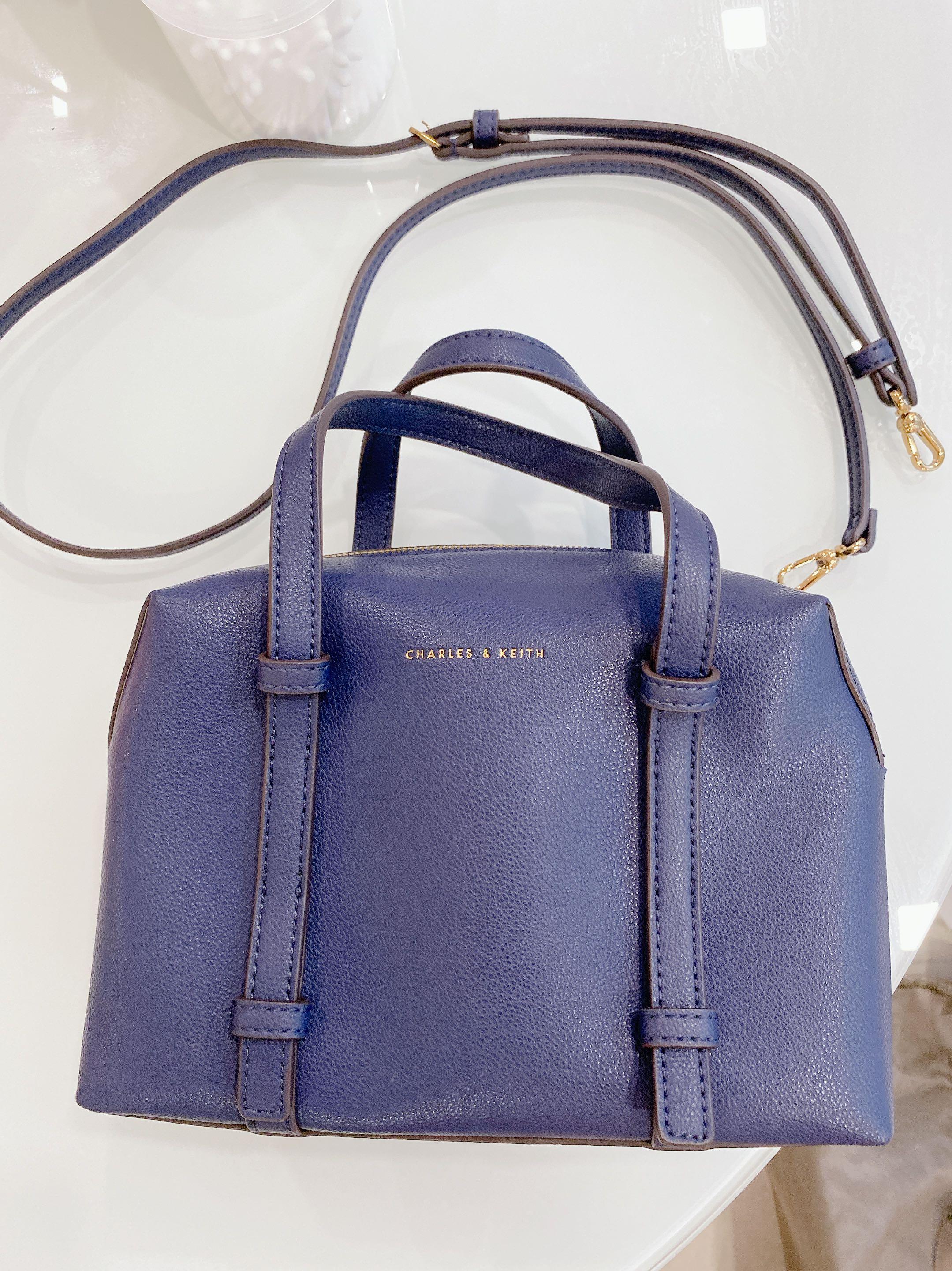 Charles and Keith Boston Bag Bowling Bag Women s Fashion Bags Wallets Cross body Bags on Carousell