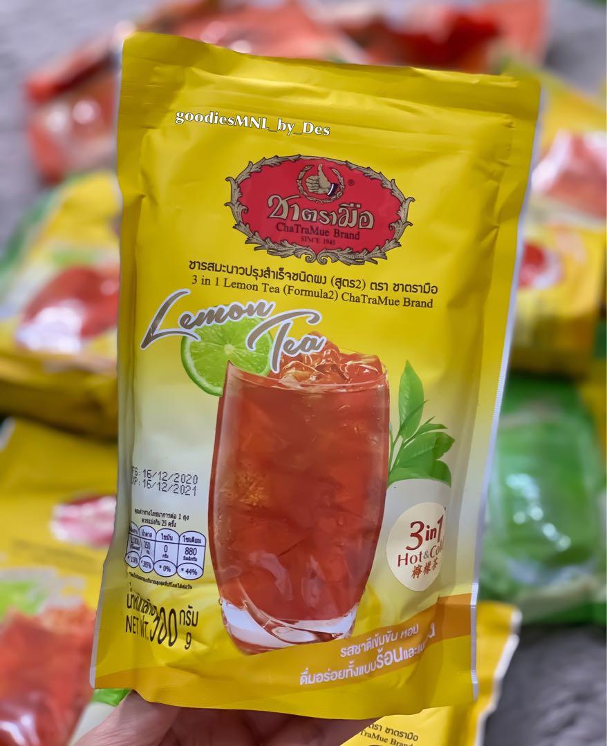 ChaTraMue 3 in 1 Thai Milk Tea 500g (Resealable Bag), Food & Drinks ...