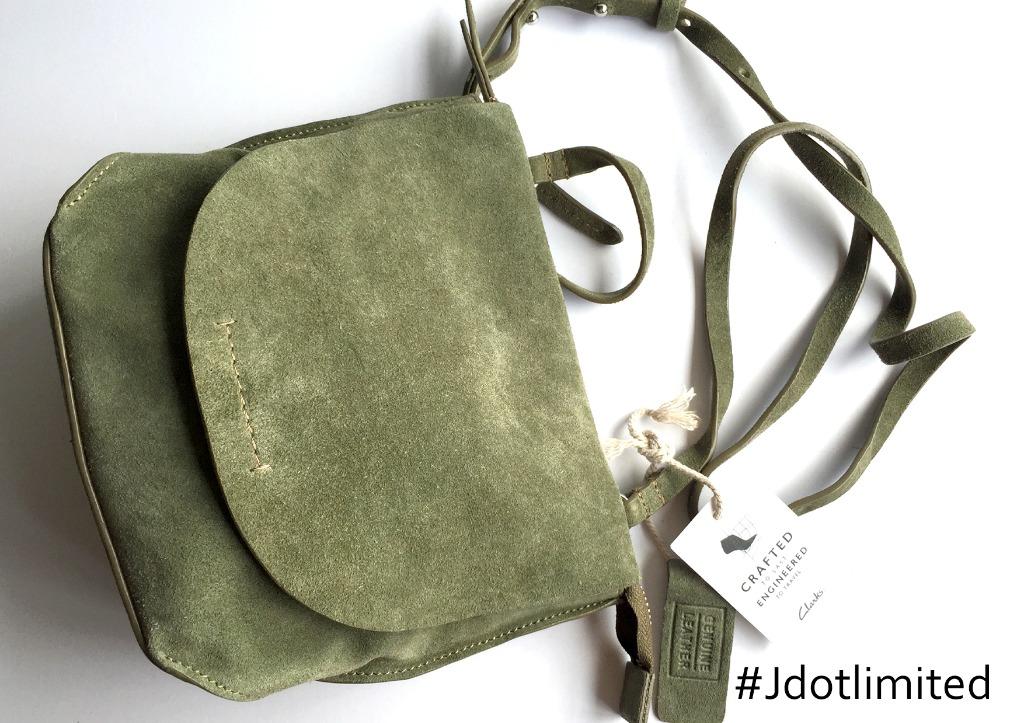 Clarks suede bag deals