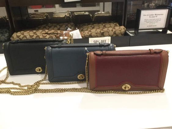 Coach Riley Chain Clutch Women s Fashion Bags Wallets Clutches on Carousell
