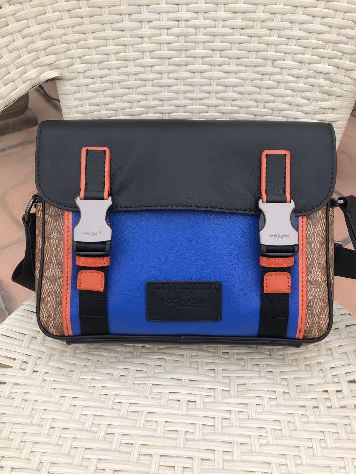 Coach Track messenger Bag, Men's Fashion, Bags, Briefcases on