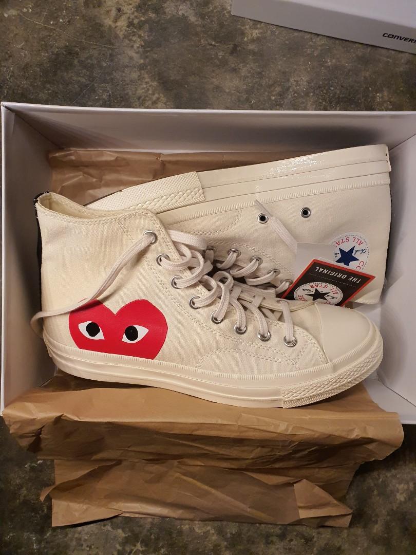 Cdg high top white online