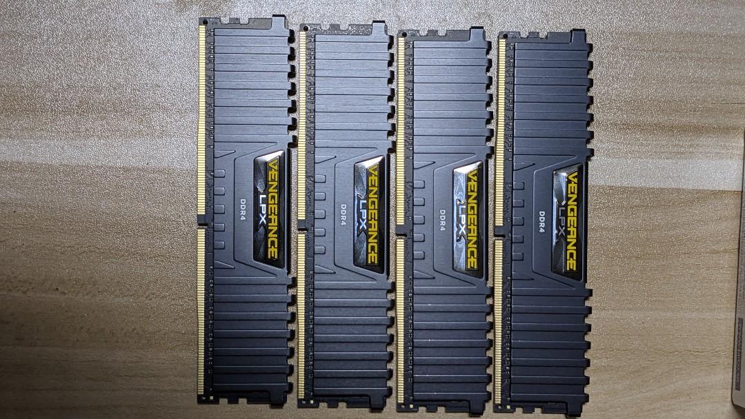 Corsair Vengeance LPX 2400MHz 4x4GB CMK8GX4M2A2400C14 Computers Tech Parts Accessories Networking on Carousell