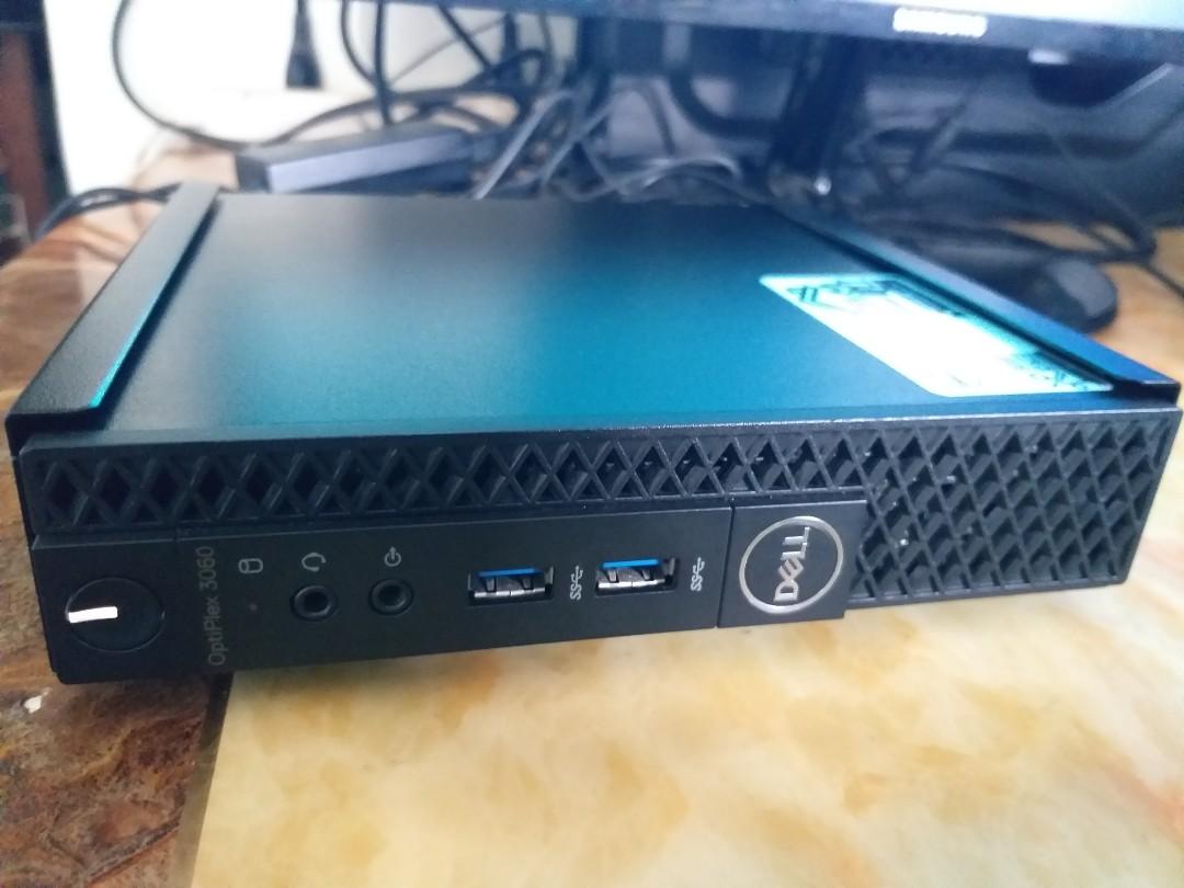 Dell Optiplex 3060 Mini Cpu 8th Gen Intel I3 8gb Ram 500gb Ssd Computer Computers Tech Desktops On Carousell